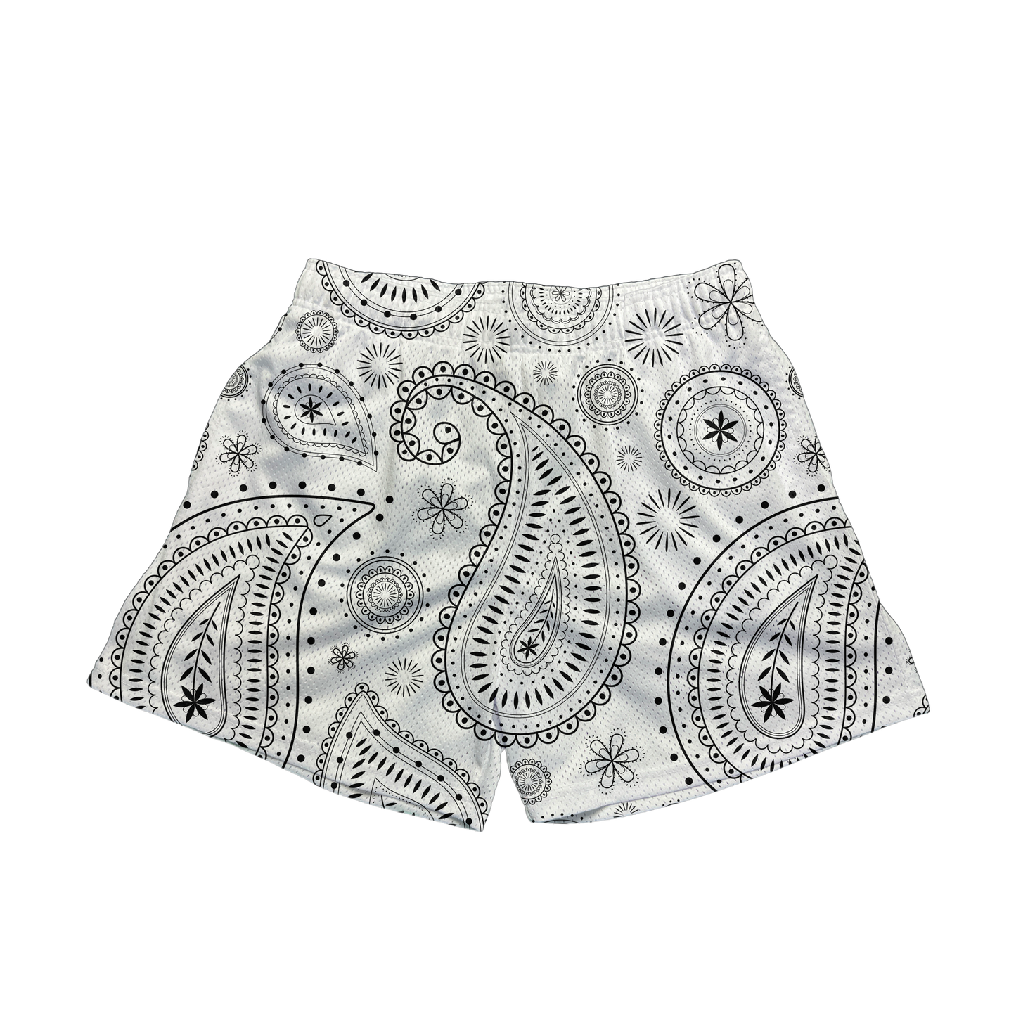 UT Paisley shorts White