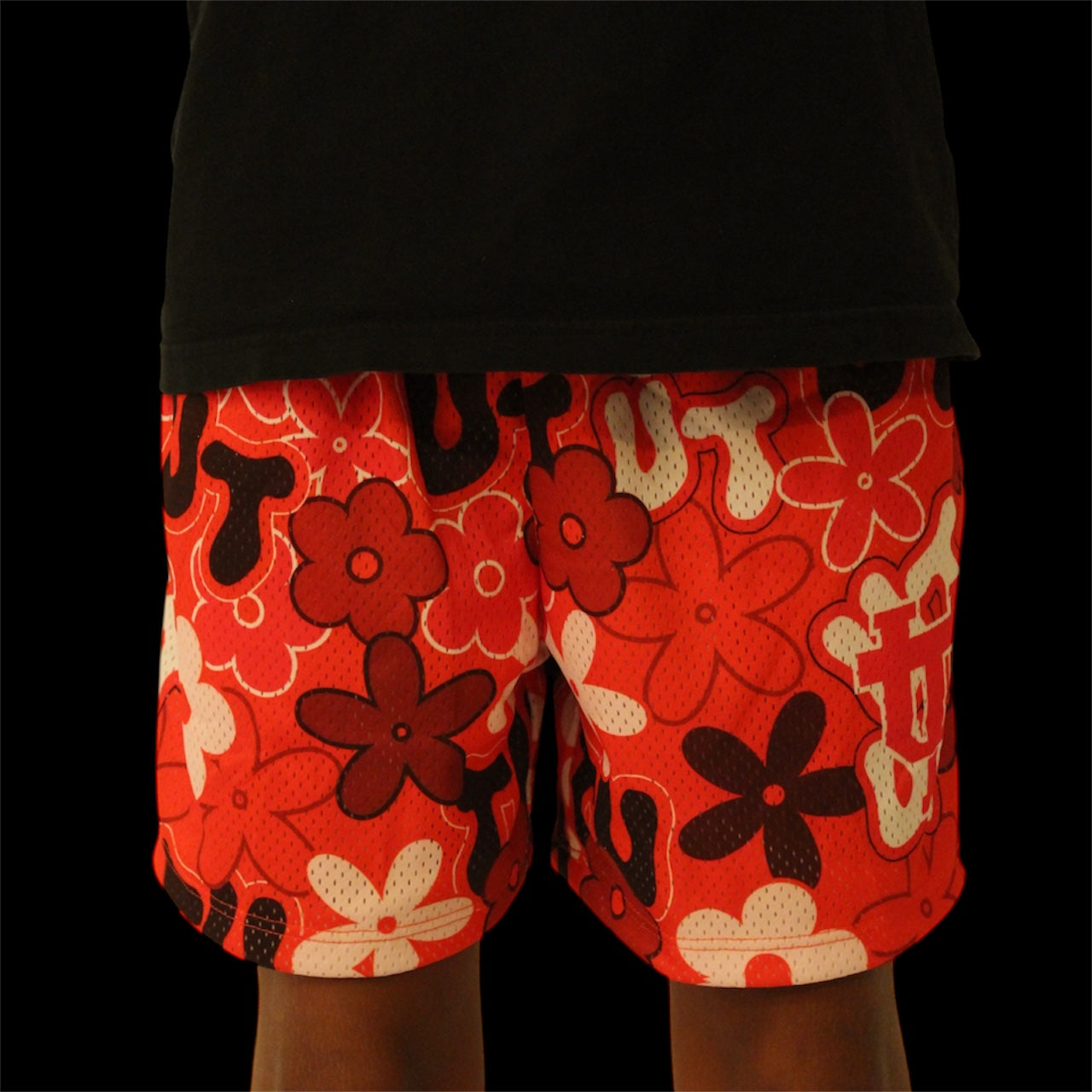 UT Island Bloom Shorts Coral Red