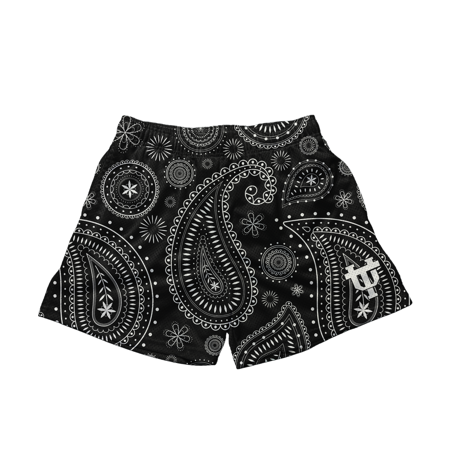 UT Paisley shorts Black