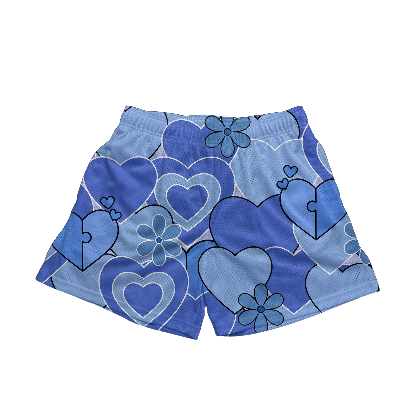 UT Valentines shorts Blue