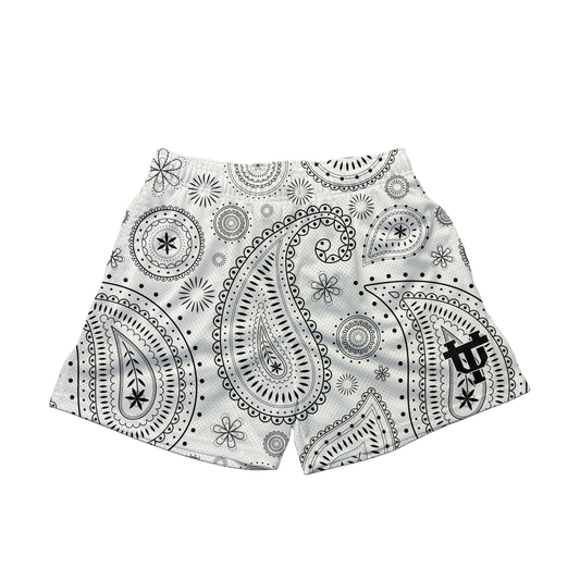 UT Paisley shorts White