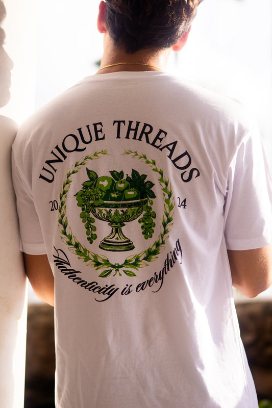 Authenticity Is Key Tee White